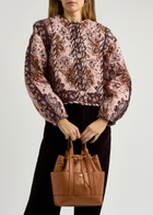 Veronica Beard Goody Leather Bucket bag - Brown - One Size