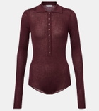 The Frankie Shop Solana wool, silk, and cashmere bodysuit