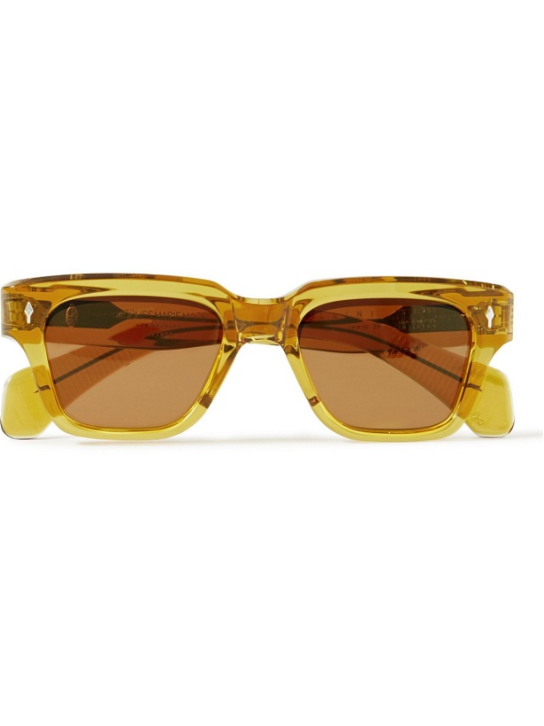 Photo: JACQUES MARIE MAGE - Fellini Square-Frame Acetate Sunglasses