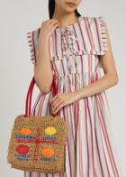 Damson Madder Fruity Raffia Tote bag - Natural - One Size