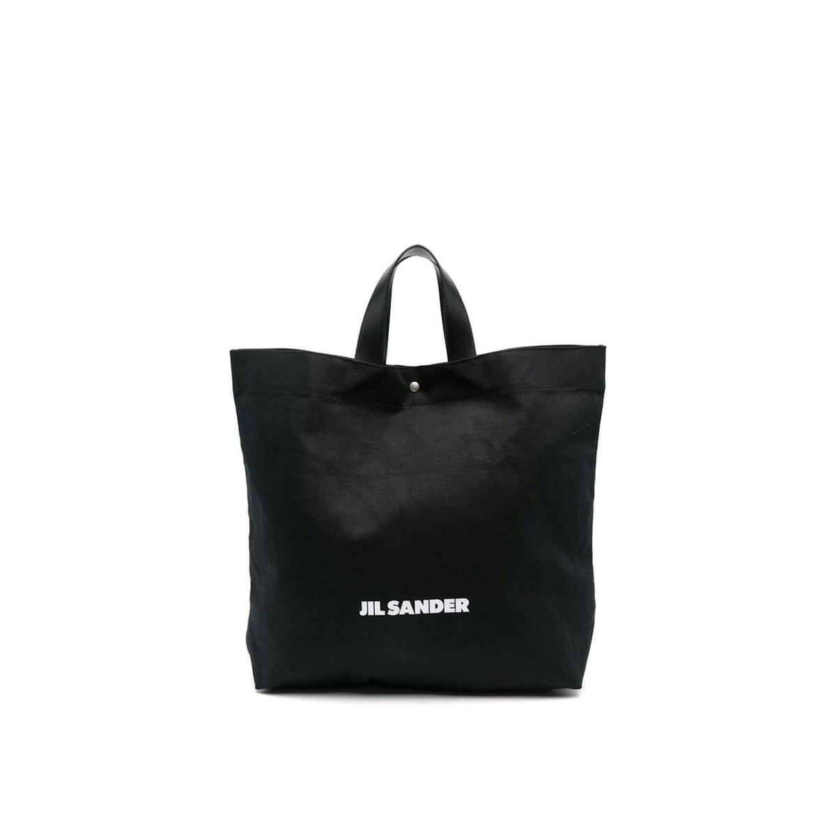 Jil Sander Black Flat Shopper Medium Tote Jil Sander