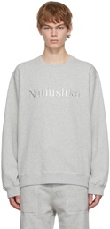 Nanushka Grey Remy Logo Sweatshirt