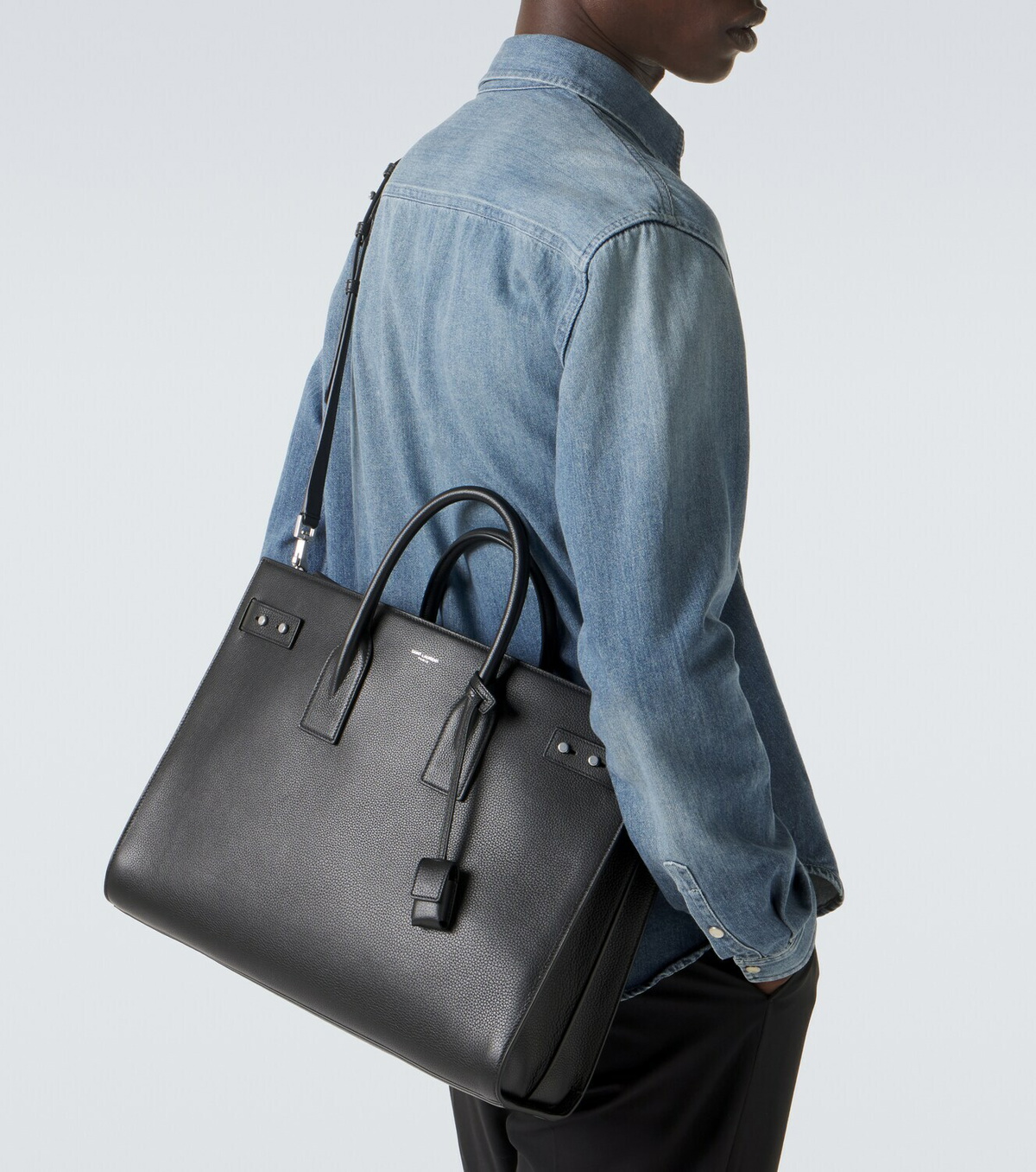 Saint Laurent Sac De Jour Large leather top-handle bag