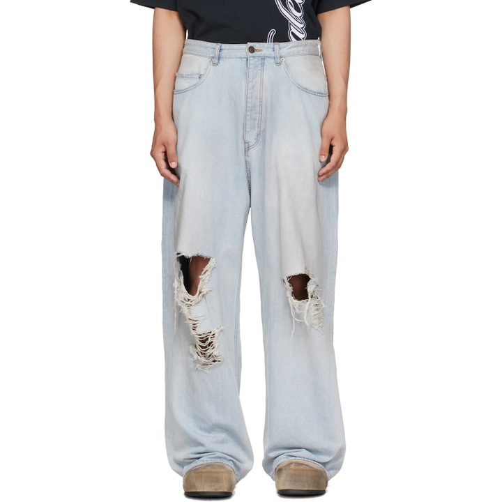 Photo: Balenciaga Blue Baggy Jeans
