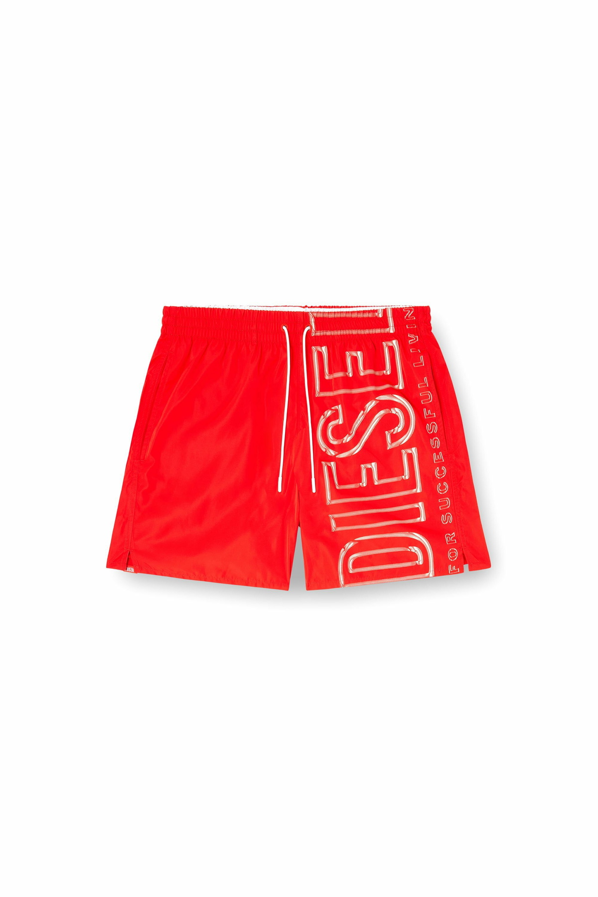 Diesel Swim shorts with oversized logo print - Swim shorts Mens in Red