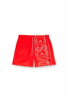 Diesel Swim shorts with oversized logo print - Swim shorts Mens in Red