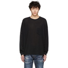 Remi Relief Black Waffle Long Sleeve T-Shirt