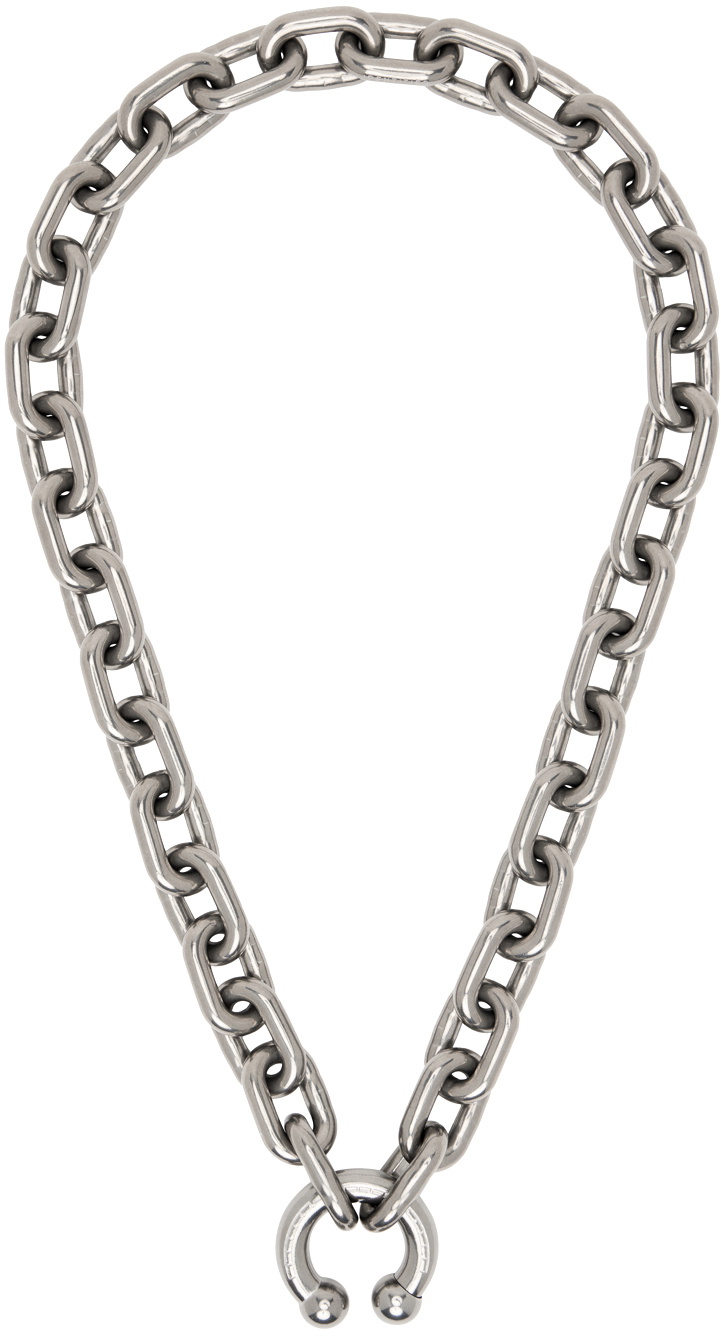 Random Identities Gunmetal Prince Albert Chain Necklace Random 