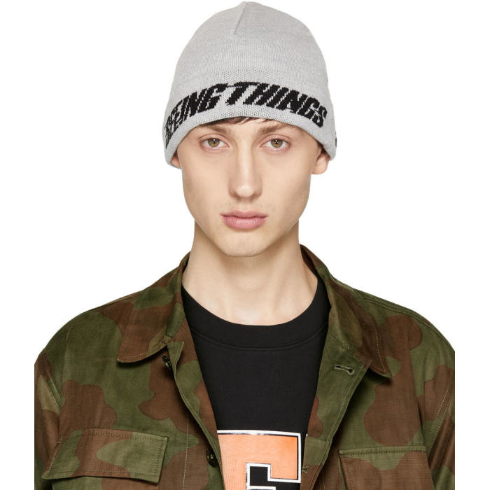 Photo: Off-White Grey Seeing Things Beanie 