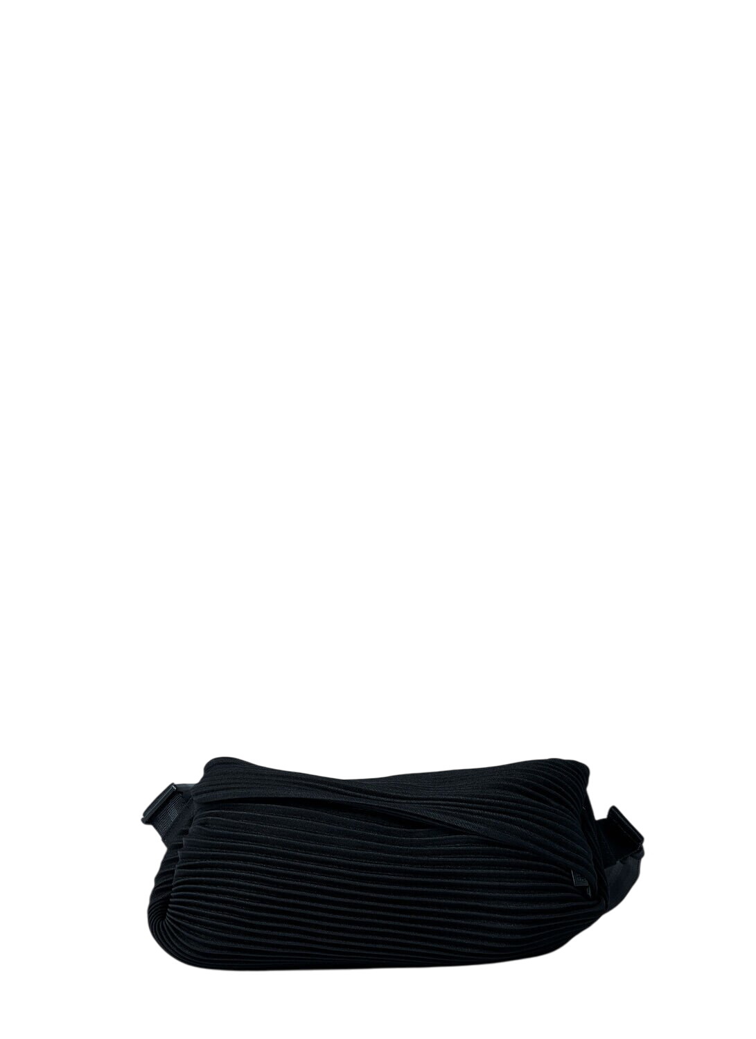 Pleats Please Issey Miyake Gray Mini Pochette Shoulder Bag Pleats