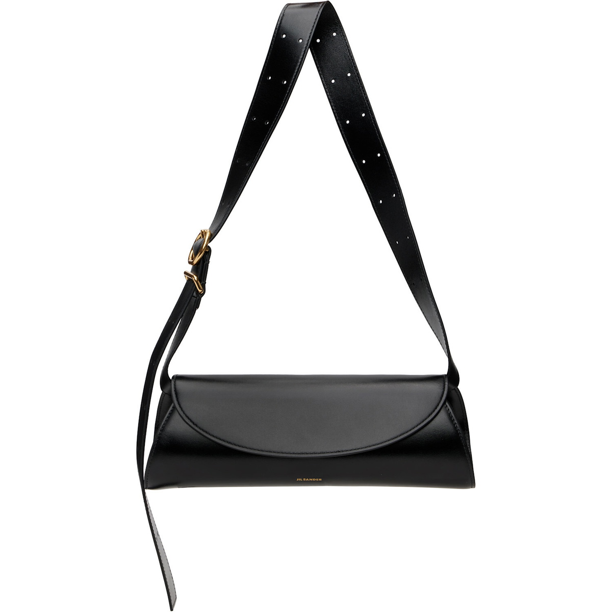 Jil Sander Black Cannolo Small Bag