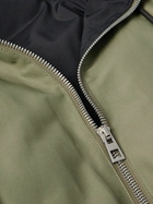 LOEWE - Shearling-Trimmed Cotton-Blend Jacket - Green