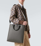 Gucci Ophidia GG Medium leather-trimmed tote bag