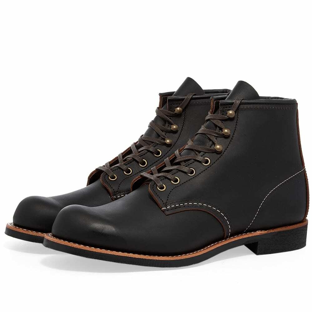 Red Wing 8106 Heritage Work Classic Oxford Black Chrome Red Wing Shoes
