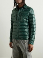 Moncler - Chambly Logo-Appliquéd Quilted Shell Down Jacket - Green