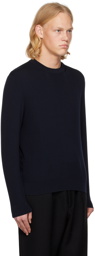 Second/Layer Navy Crewneck Sweater
