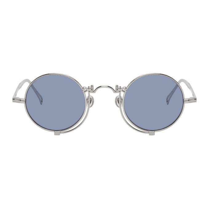 Photo: Matsuda Silver and Blue 10601H Sunglasses