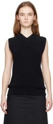 TOTEME Black V-Neck Tank Top