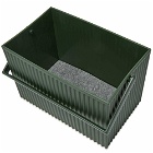 Hachiman Omnioffre Stacking Storage Box - Medium in Dark Green