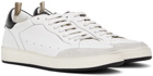 Officine Creative White & Black 'The Answer 001' Sneakers