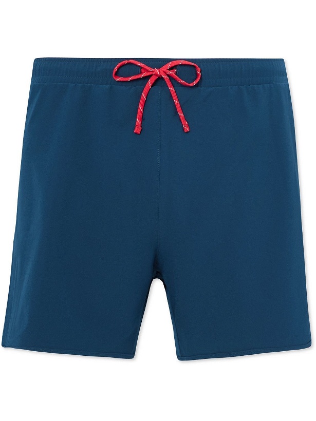 Photo: DISTRICT VISION - Spino Slim-Fit Stretch-Shell Shorts - Blue