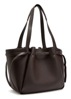 Tory Burch Romy Grained Leather Tote bag - Dark Brown - One Size