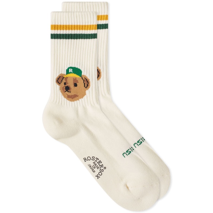 Photo: Rostersox Team Bear Sock in Green
