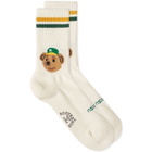 Rostersox Team Bear Sock in Green