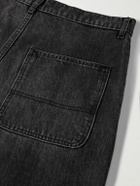 Nili Lotan - Carpenter Straight-Leg Cropped Jeans - Black