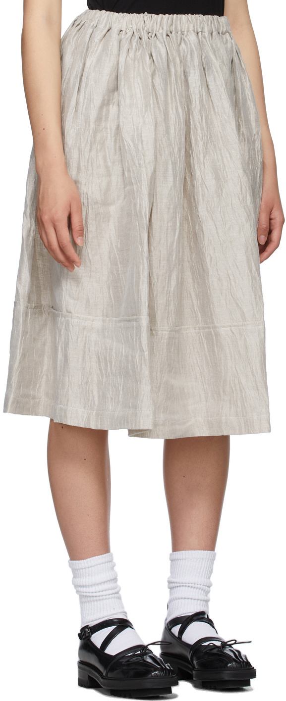 Tricot Comme des Garçons Beige Nylon Washer Skirt