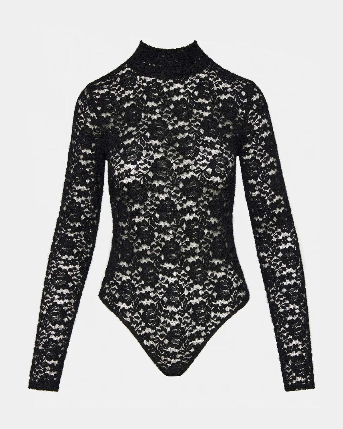 Steve Madden Cassie Bodysuit Long Sleeve in Black