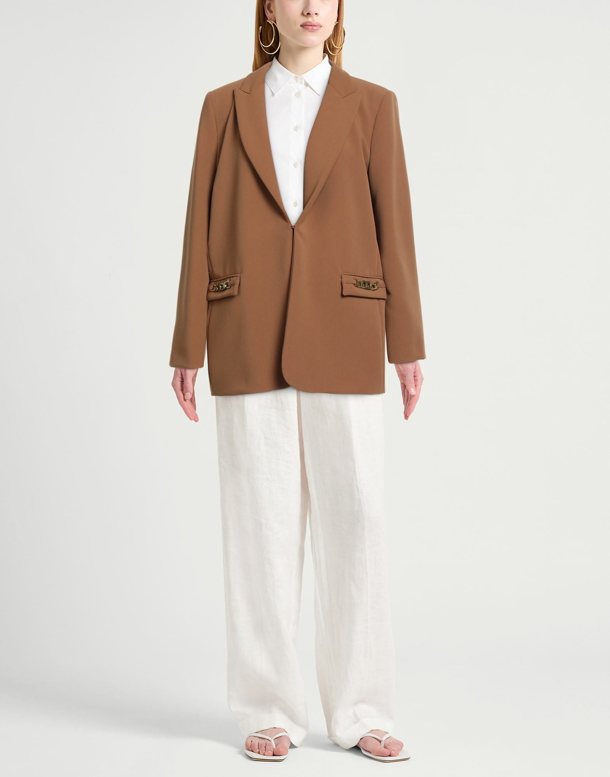 Twinset Womens Blazer Camel