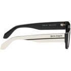 Palm Angels Black & White Moss Sunglasses
