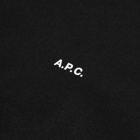 A.P.C. Men's Steve Logo Sweat in Black