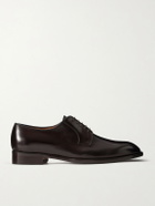 Mr P. - Leather Derby Shoes - Brown
