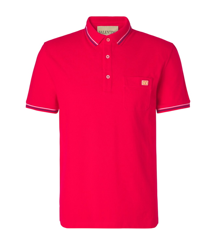Photo: Valentino Cotton piqué polo shirt