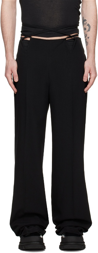 Photo: Dion Lee Black V-Wire Trousers