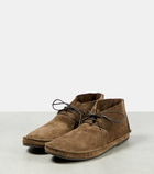 The Row Tyler suede ankle boots