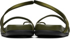 Ancient Greek Sandals Khaki Eleftheria Footbed Sandals