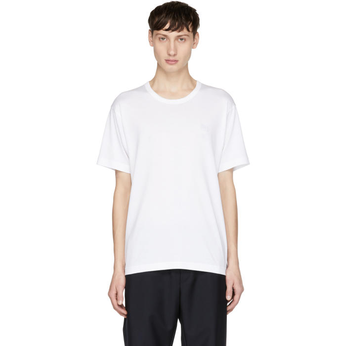 Photo: Acne Studios White Nash Face T-Shirt 