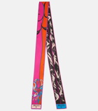 Pucci - Printed silk twill scarf