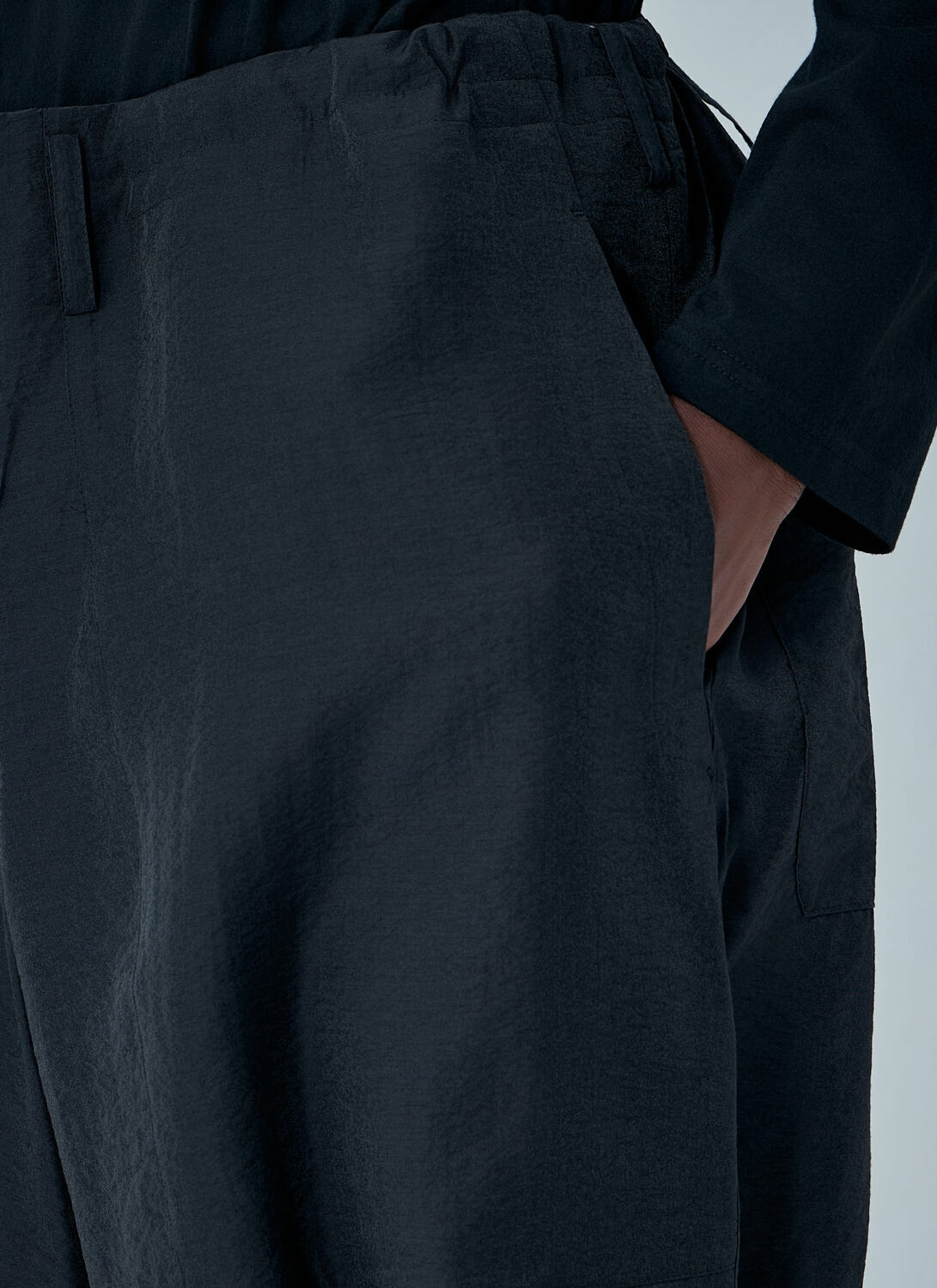 Yohji Yamamoto Drawstring Hem Shorts