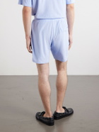 Frescobol Carioca - Augusto Terry Cotton and Linen Blend Shorts - Blue