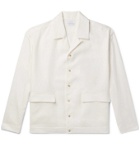 Deveaux - Camp-Collar Linen Shirt - White