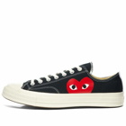 Comme des Garçons Play x Converse Chuck Taylor 1970s Ox Sneakers in Black