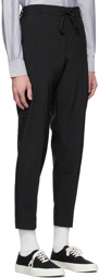 Maison Kitsuné Black City Trousers