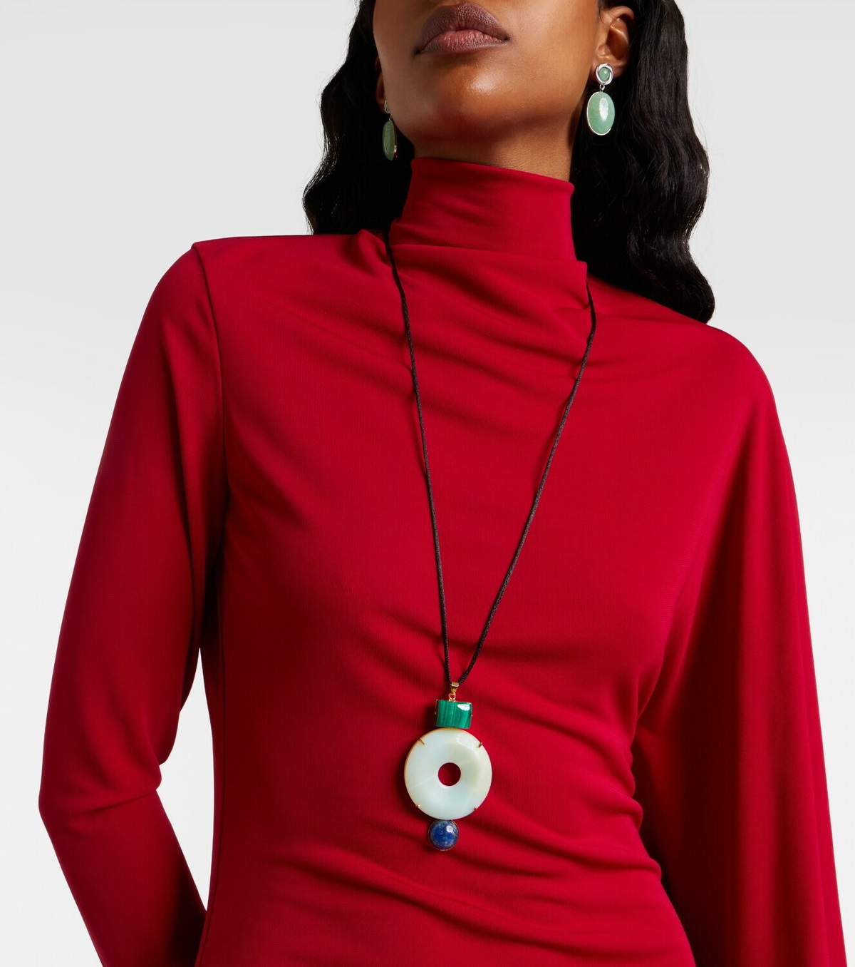 Jennifer Behr Devon embellished necklace