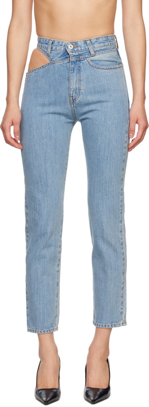 Photo: Boyarovskaya Blue Tongs Jeans