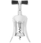 Lorenzi Milano - Chrome-Plated, Stainless Steel and Carbon Fibre Corkscrew - Silver