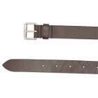 Margaret Howell Men's Soft Bridle Belt in Dark Brown